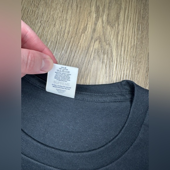 Supreme x Pope L. Training Crawl ‘Black’ T-Shirt - Picture 4 of 7